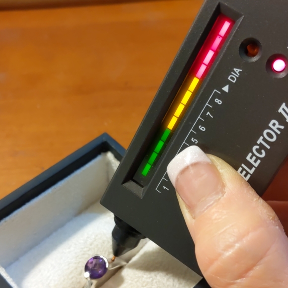 Amethyst and Diamond Ring - Picture 8 of 8